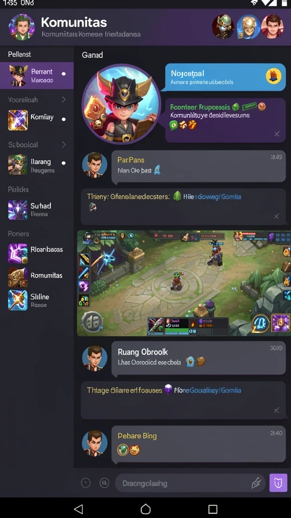 8id - Screenshot menunjukkan leaderboard yang kompetitif dan menarik.