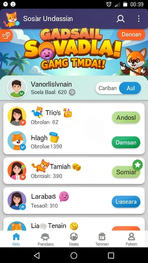 idrking - Screenshot menunjukkan salah satu level yang menantang.