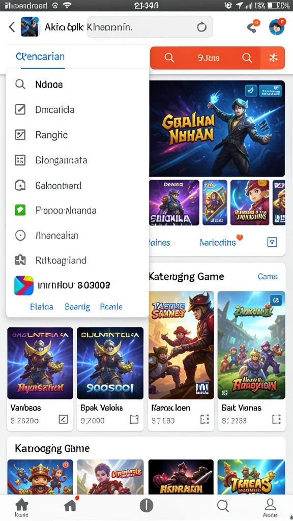 pohonemas33 - Screenshot menampilkan tampilan karakter utama dalam aksi.
