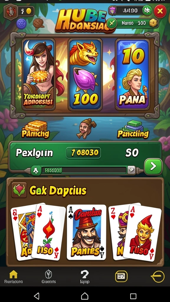 rp99 - Tangkapan layar menu kustomisasi karakter yang menarik.