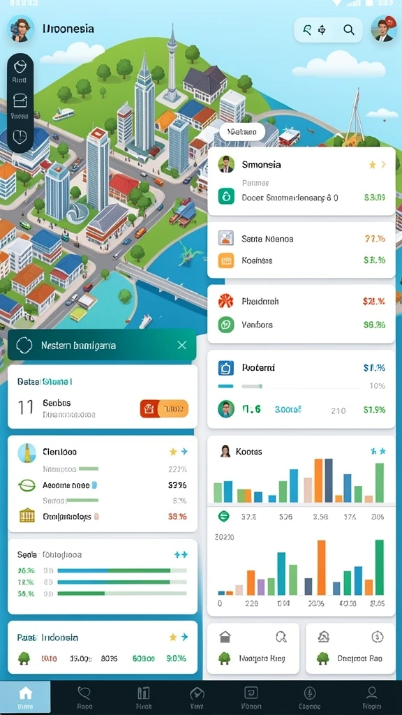 singa8 - Tampilan grafik yang memukau dan detail yang halus.